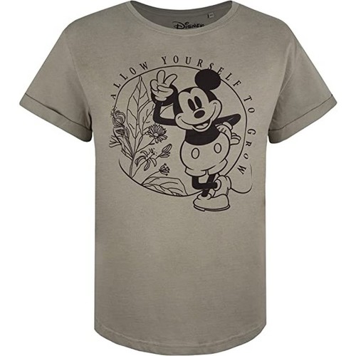 Vêtements Femme T-shirts manches longues Disney Allow Yourself To Grow Multicolore