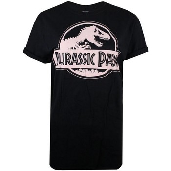 Vêtements Femme T-shirts manches longues Jurassic Park  Noir