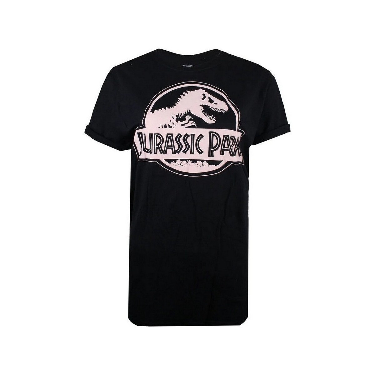 Vêtements Femme T-shirts manches longues Jurassic Park TV727 Noir