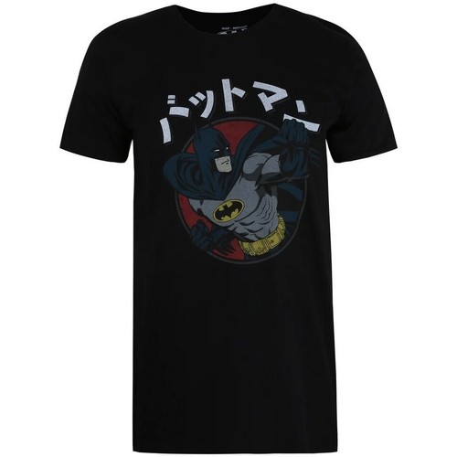 Vêtements Homme T-shirts com manches longues Dessins Animés Gotham City Noir