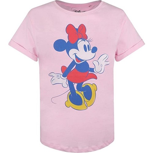 Vêtements Femme T-shirts manches longues Disney TV776 Rouge