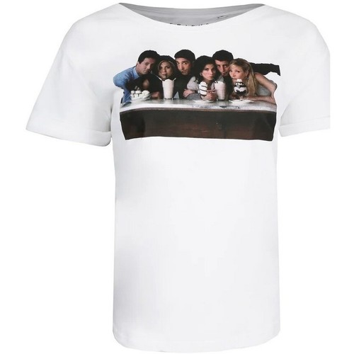 Vêtements Femme T-shirts manches longues Friends TV806 Blanc