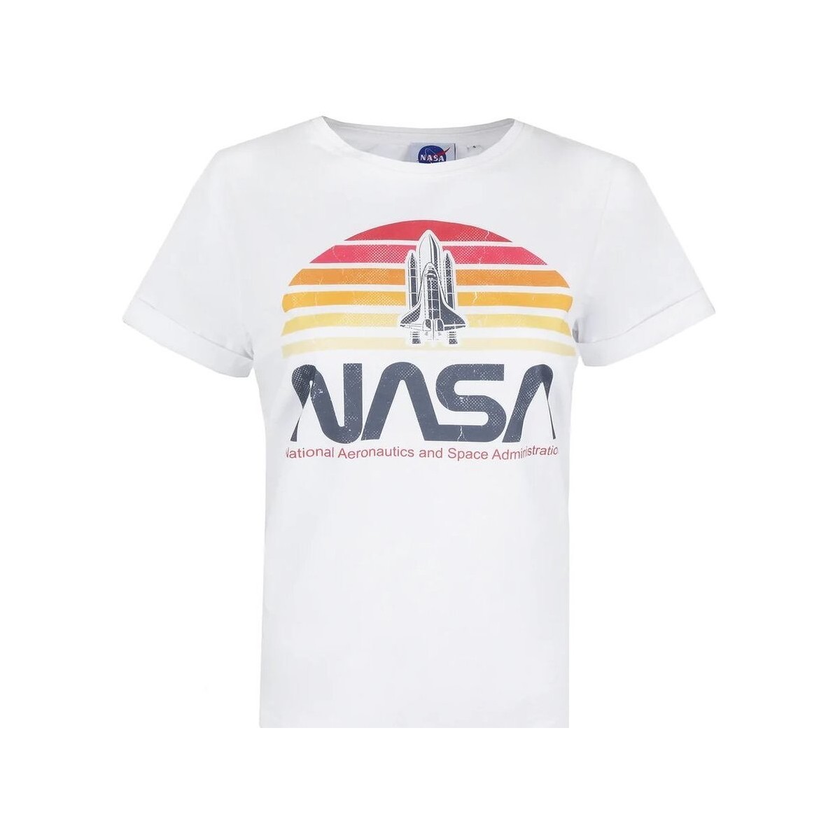 Vêtements Femme T-shirts manches longues Nasa TV843 Blanc
