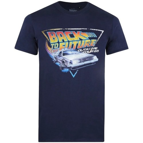 Vêtements Homme T-shirts manches longues Back To The Future TV855 Bleu