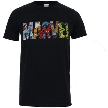 Vêtements Homme T-shirts manches longues Marvel TV860 Noir