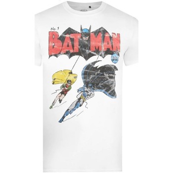Vêtements Homme T-shirts manches longues Dc Comics Batman No. 1 Blanc