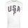 Vêtements Homme T-shirts manches longues Captain America USA Noir