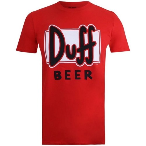 Vêtements Homme T-shirts manches longues The Simpsons Duff Beer Noir