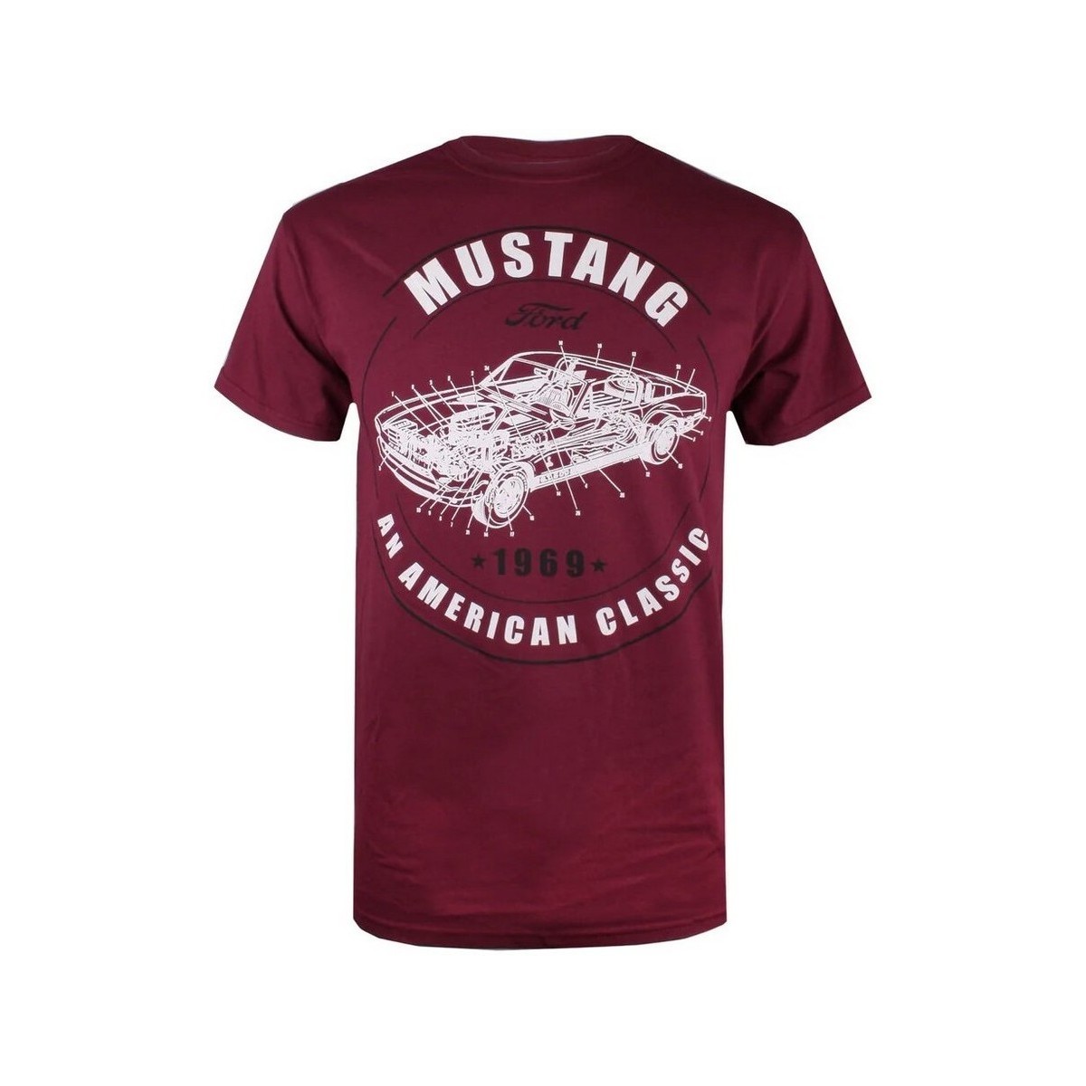 Vêtements Homme T-shirts manches longues Ford Mustang Multicolore