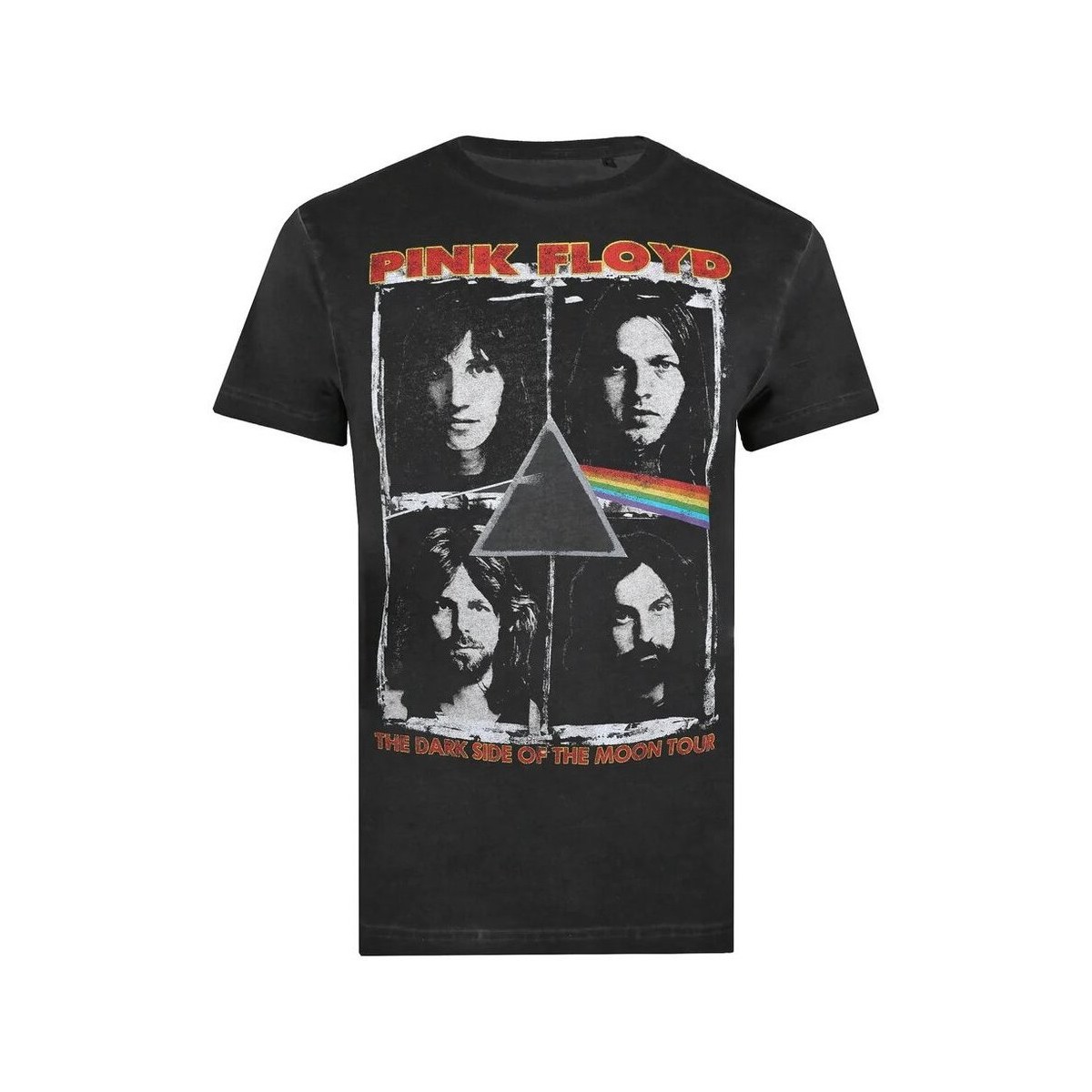 Vêtements Homme T-shirts manches longues Pink Floyd The Dark Side Of The Moon Tour Noir