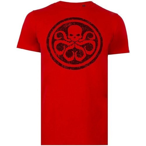 Vêtements Homme T-shirts manches longues Marvel TV968 Rouge