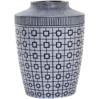 Votre prénom doit contenir un minimum de 2 caractères Vases / caches pots d'intérieur Item International Vase en résine bleu oriental 25 cm Bleu