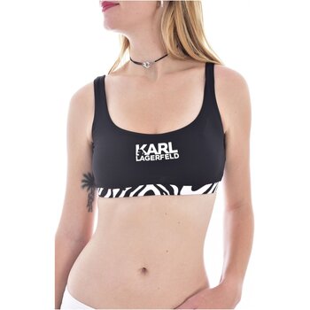 Vêtements Femme Maillots de bain 1 pièce Karl Lagerfeld KL22WTP24 Noir