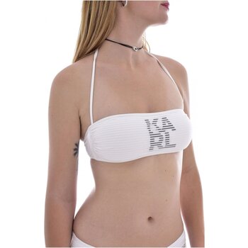 Vêtements Femme Maillots de bain 1 pièce Karl Lagerfeld KL22WTP17 Blanc