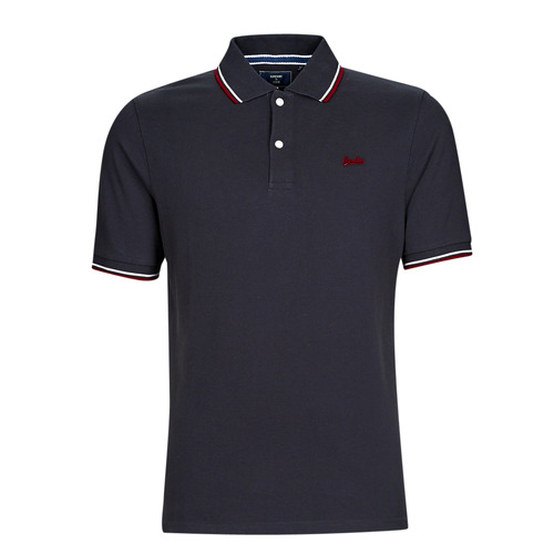 Vêtements Homme Broderie / Dentelle Superdry VINTAGE TIPPED S/S POLO Marine