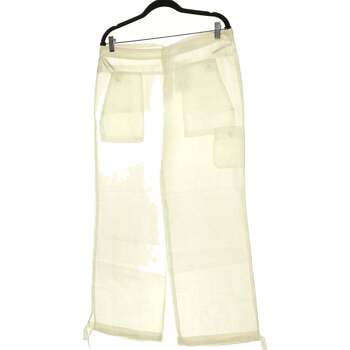Vêtements Femme Pantalons Culottes & autres bas 42 - T4 - L/XL Blanc