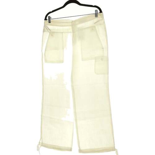 Vêtements Femme Pantalons pour les étudiants 42 - T4 - L/XL Blanc