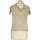 Vêtements Femme T-shirts & Polos Emporio Armani top manches courtes  40 - T3 - L Gris Gris
