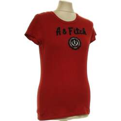 Vêtements Femme Tops / Blouses Abercrombie And Fitch Top Manches Courtes  38 - T2 - M Rouge