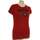 Vêtements Femme T-shirts & Polos Abercrombie And Fitch 38 - T2 - M Rouge