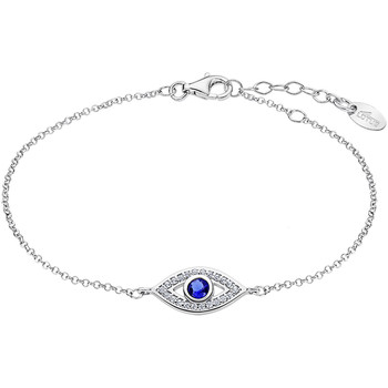Montres & Bijoux Femme Bracelets Lotus Bracelet  Silver Oeil Blanc
