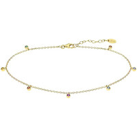 Montres & Bijoux Femme Bracelets Lotus Chaîne de cheville  Silver dorée multicolore Jaune