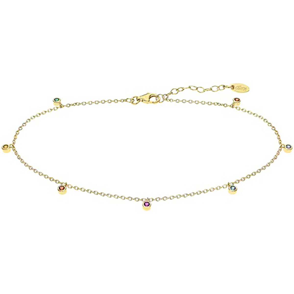 Montres & Bijoux Femme Bracelets Lotus Chaîne de cheville  Silver dorée multicolore Jaune