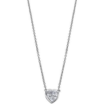 collier lotus  collier  silver charming lady coeur 