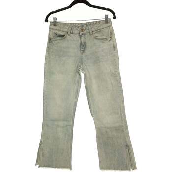 jeans zara  jean bootcut femme  36 - t1 - s bleu 