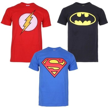 Vêtements Homme T-shirts manches longues Dc Comics Hero Noir