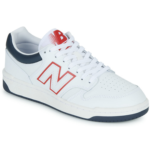 Chaussures Homme Baskets basses New Balance 480 Blanc / Black / Rouge