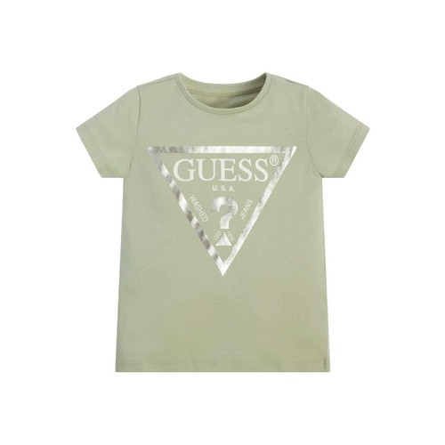 Vêtements Fille T-shirts manches courtes back Guess SS T SHIRT CORE Vert