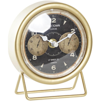 Maison & Déco Horloges Item International Horloge sur pieds rétro dorée 14 cm Doré