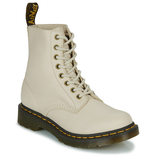 Chaussures Femme Boots Dr. Martens brush 1460 PASCAL Beige