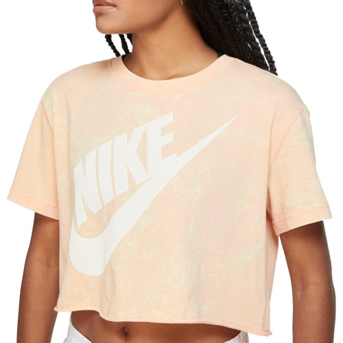 Vêtements Femme T-shirts scandal courtes tailwind Nike CT8929-734 Orange