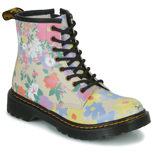 Chaussures Fille Boots Dr. Pink Martens 1460 J Beige / Multicolore
