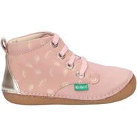 Chaussures Fille Bottes Kickers 829688-10 SONIZA GOAT Rose