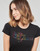 Vêtements Femme T-shirts manches courtes Guess SS GUESS FLAME LOGO R4 Noir