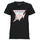 Vêtements Femme T-shirts manches courtes Amantea Guess SS CN ICON TEE Noir