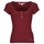 Vêtements Femme T-shirts manches courtes Guess HWVB85 ES SS KARLEE JEWEL BTN HENLEY Bordeaux