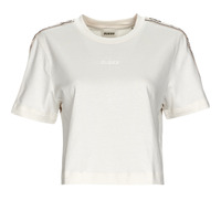 Vêtements Femme T-shirts manches courtes Guess BRITNEY CROP TEE Blanc