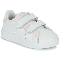 Chaussures Fille Baskets basses Pepe jeans PLAYER PRINT GK Blanc / Rose