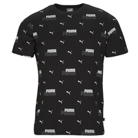 Vêtements Homme T-shirts manches courtes Puma ESS+ LOGO POWER AOP Noir