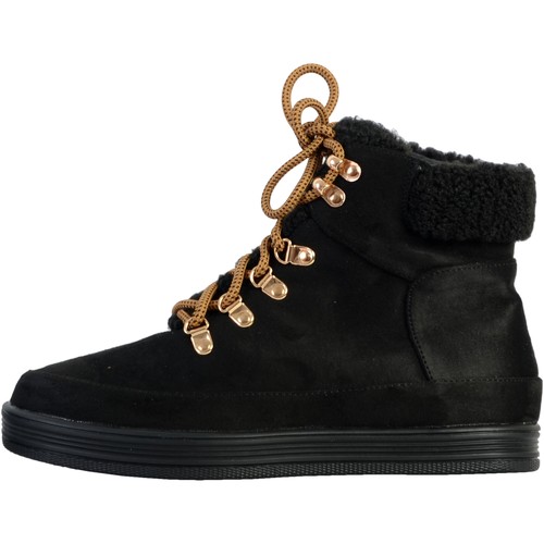 Chaussures Femme Boots The Divine Factory Defender low-top sneakers Noir