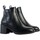Chaussures Femme Boots The Divine Factory Bottines à Talon Noir