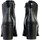 Chaussures Femme Turela Ankle Boots Bottines à Talon Cuir Noir