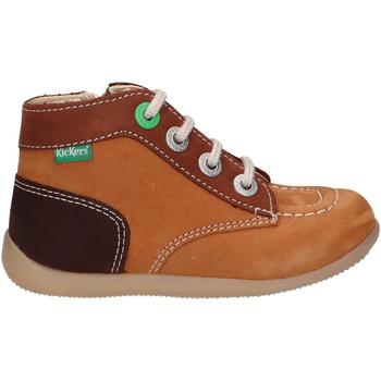 Chaussures Garçon Boots Neal Kickers 879059-10 BONZIP-2 GOLF Beige