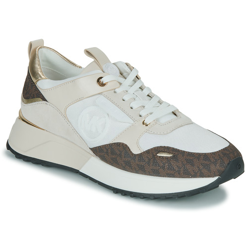 Chaussures Femme Baskets basses Friis & Company THEO TRAINER Blanc / Marron / Doré