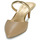 Chaussures Femme se mesure de la base du talon jusquau gros orteil JESSA MULE KITTEN Camel / Doré