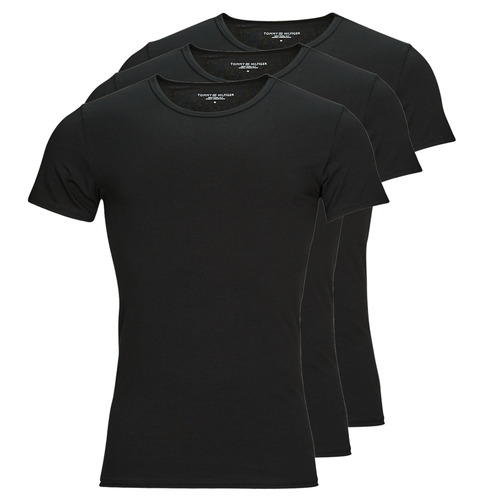 Vêtements Homme T-shirts Teen manches courtes Tommy Hilfiger STRETCH CN SS TEE 3PACK X3 Noir / Noir / Noir